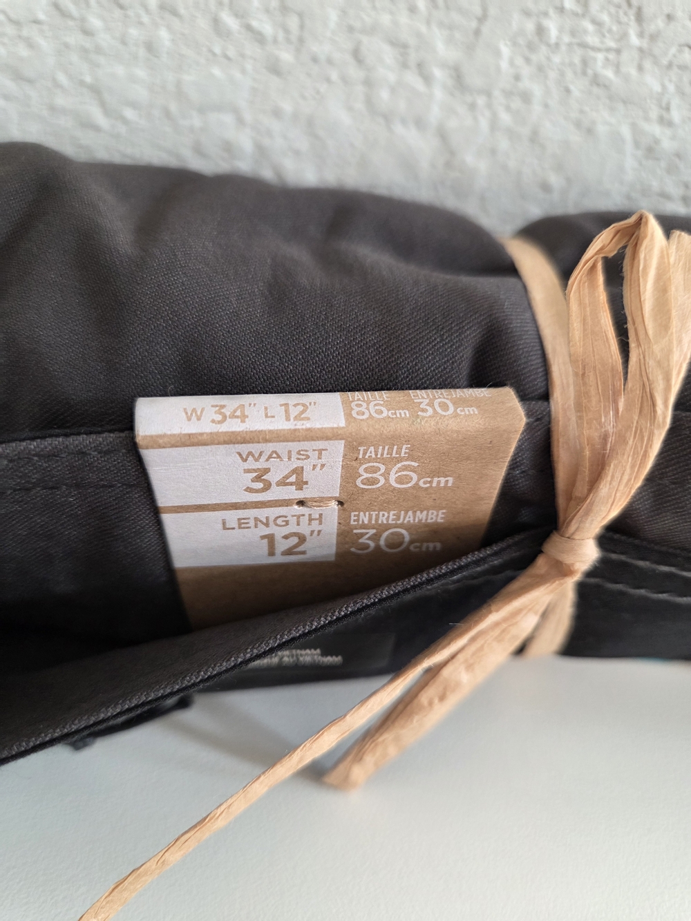 NWT prAna Men’s Stretch Zion Short II Size 34/12 Color Dark Iron - Picture 5 of 5